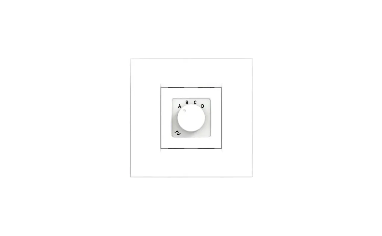 Powersoft WMP Select Square White – zidni 4-položajni selektor, bijeli