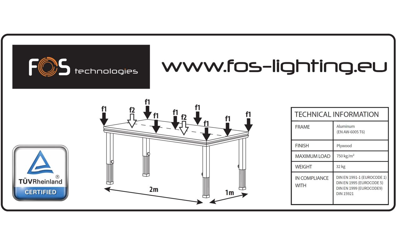 FS-750H-2X1 - platforma za pozornice