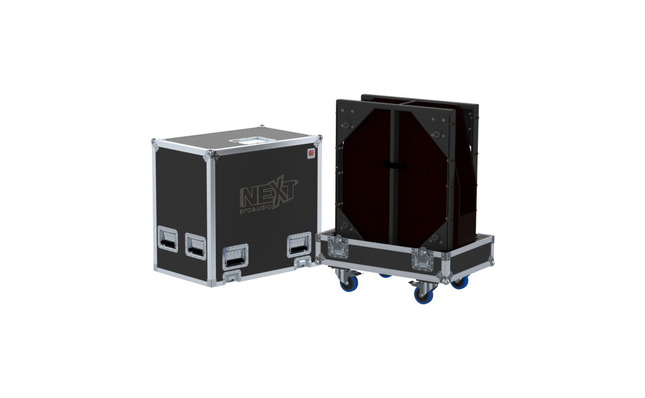 NEXT Flight case for 2x Flying Frame HD LA122 Series