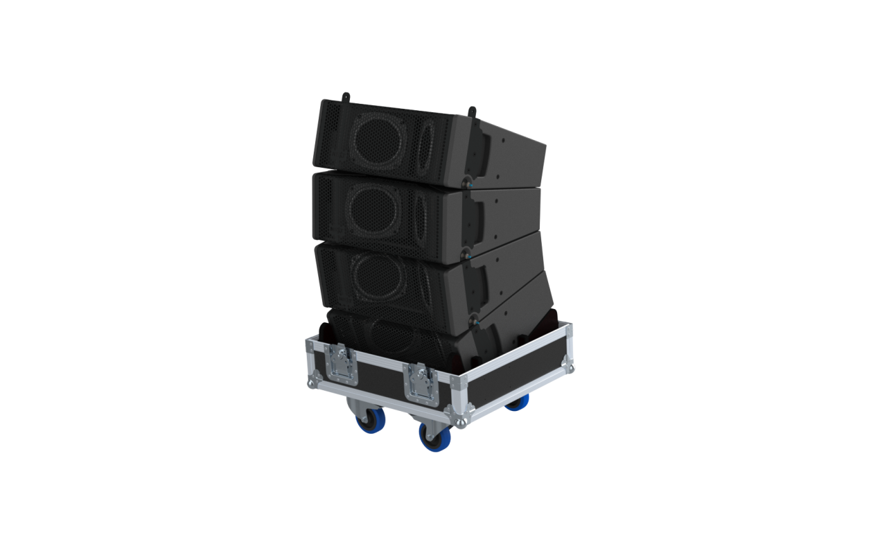 NEXT Flight case for 4x LA26