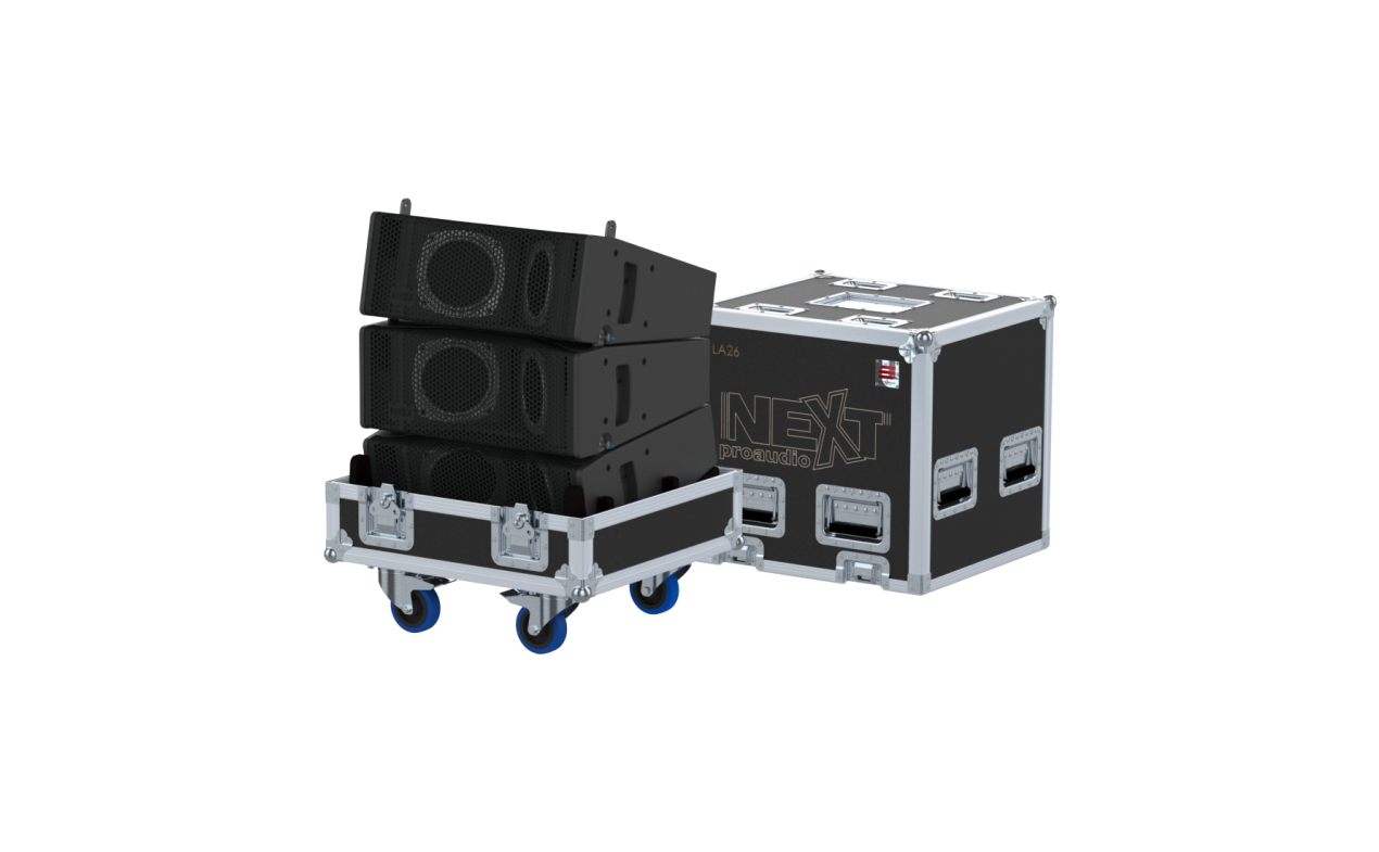 NEXT Flight Case for 3x LA26