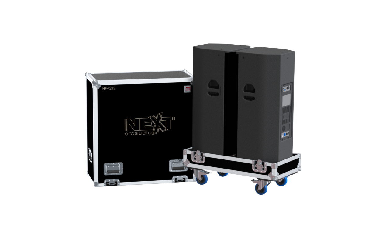 NEXT Flight case for 2x HFA212