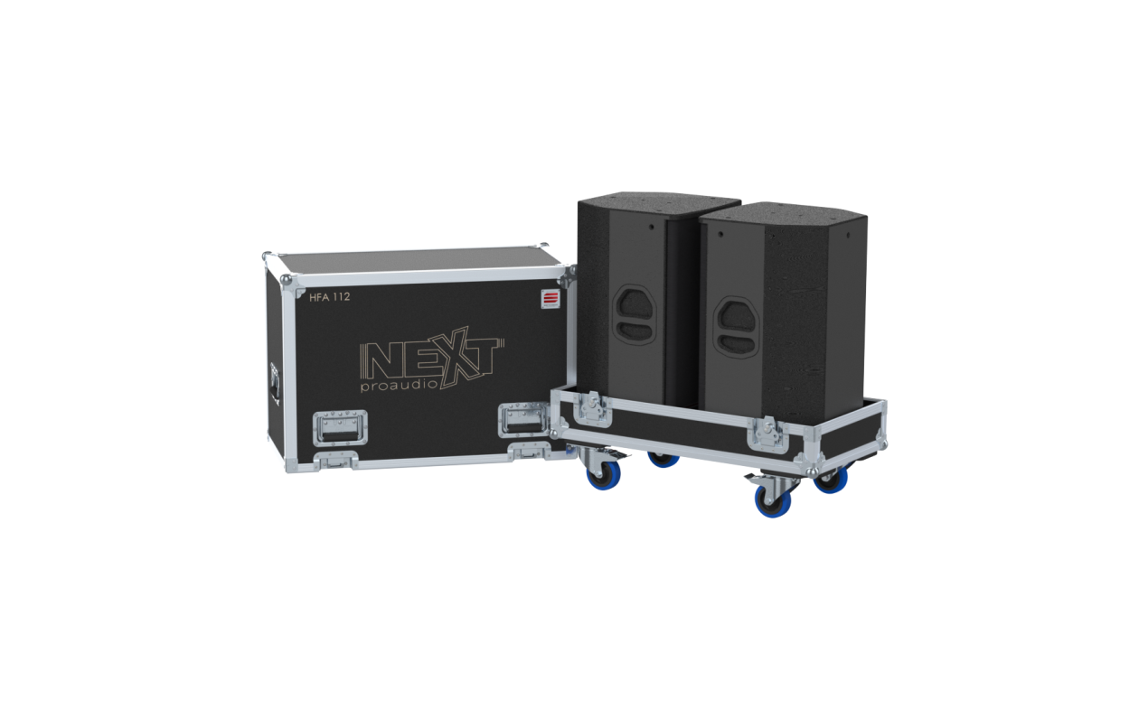 NEXT Flight case for 2x HFA112