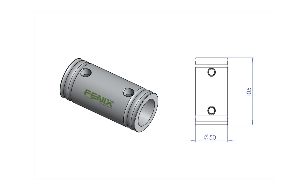 Fenix Stage AC-609 – ženski distancer 105 mm za truss 29 / 40 cm