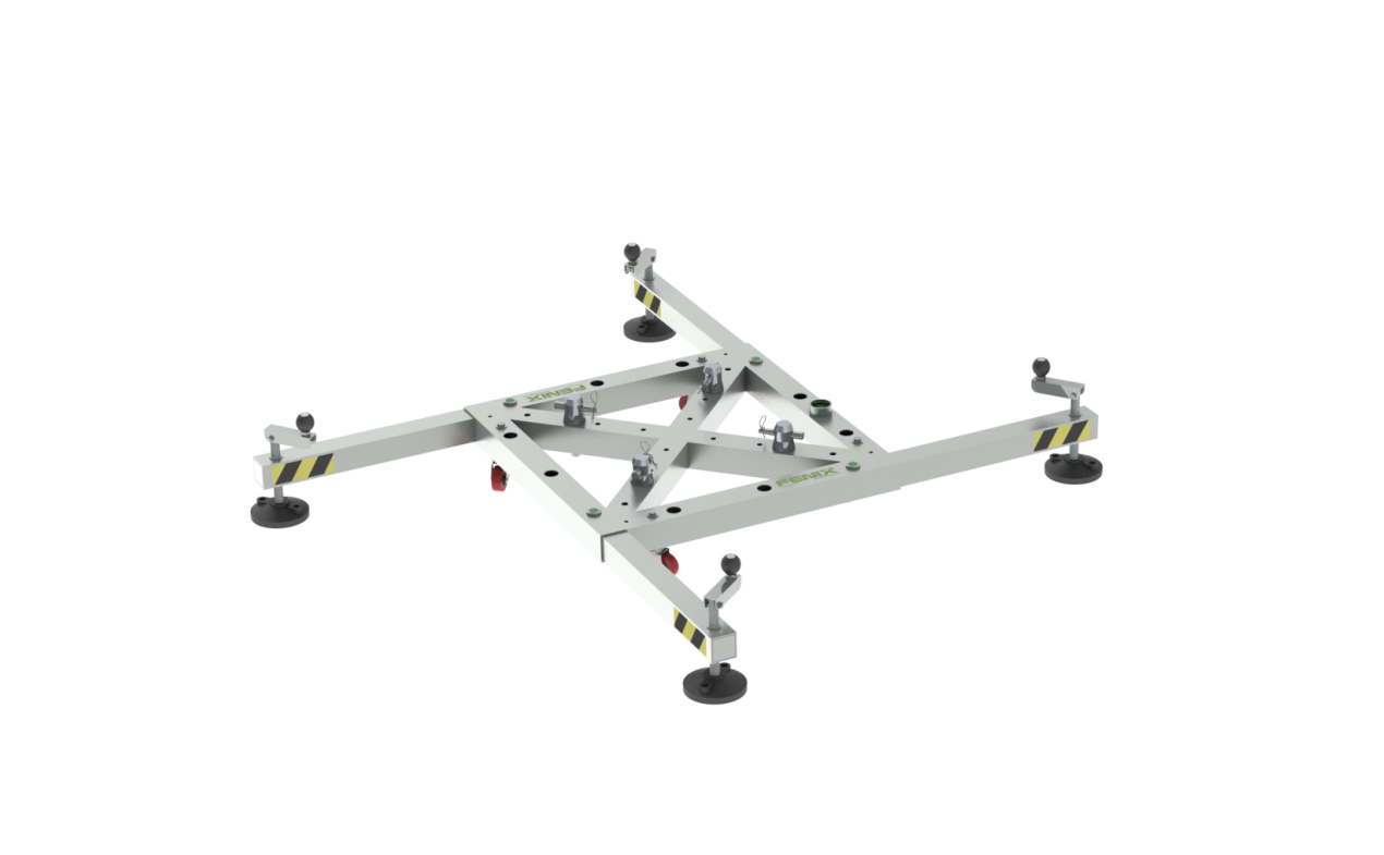 FENIX Ac-630w stabilizirajuća baza s rastezljivim nogama i kotačima