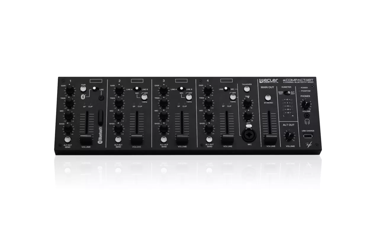 ECLER - 4-kanalano pojačalo eCOMPACT4BT