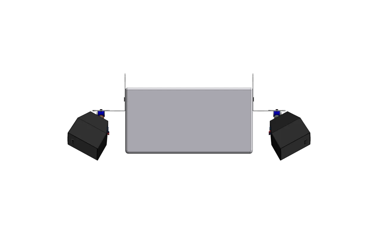 ECLER - ARQSB10SATB - komplet sa 2 metalna nosača
