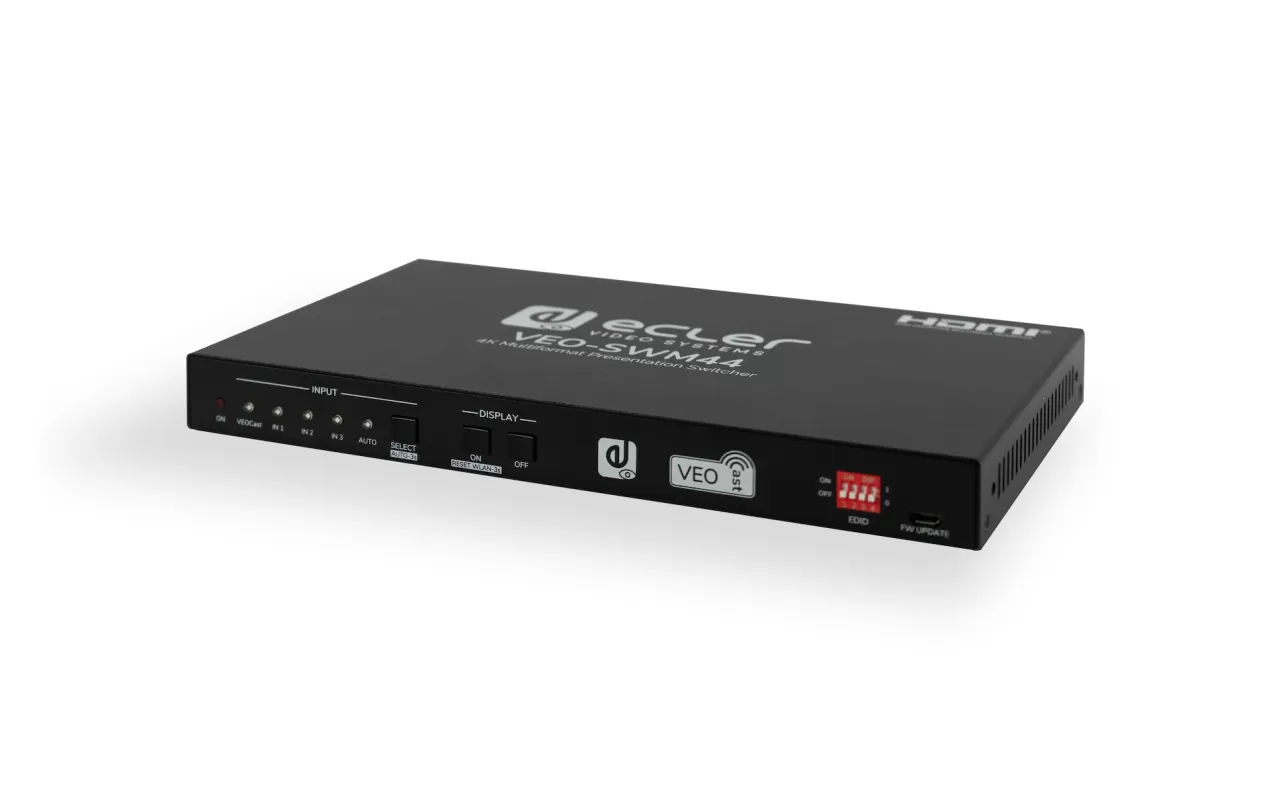 ECLER - VEO-SWM44 - kompaktni 4K prezentacijski switcher