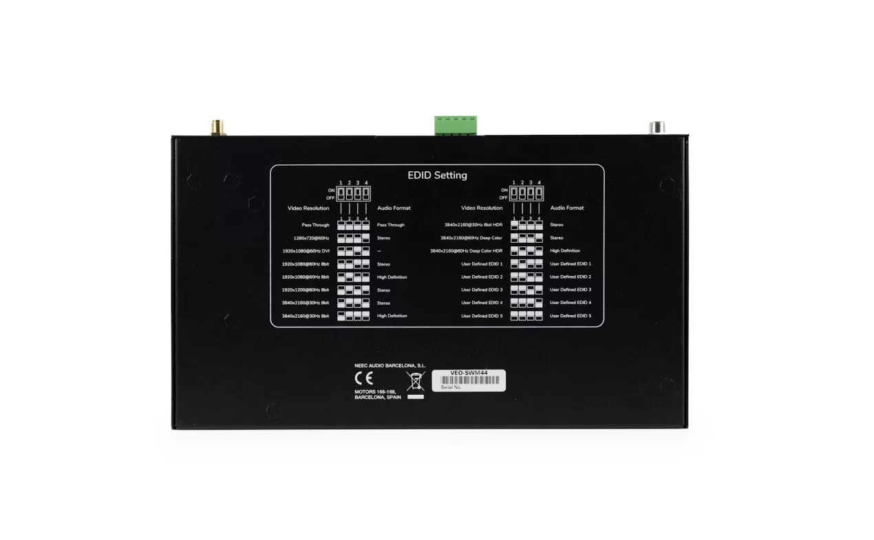 ECLER - VEO-SWM44 - kompaktni 4K prezentacijski switcher