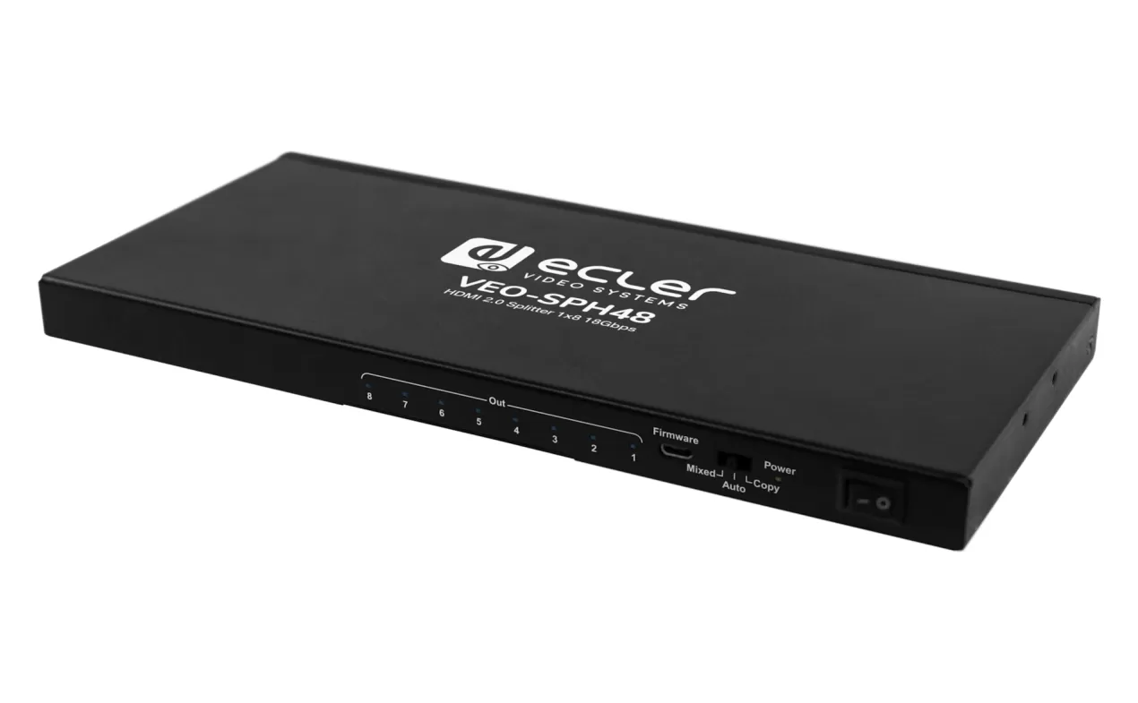 ECLER - VEO-SPH48 - 1x8 HDMI razdjelnik