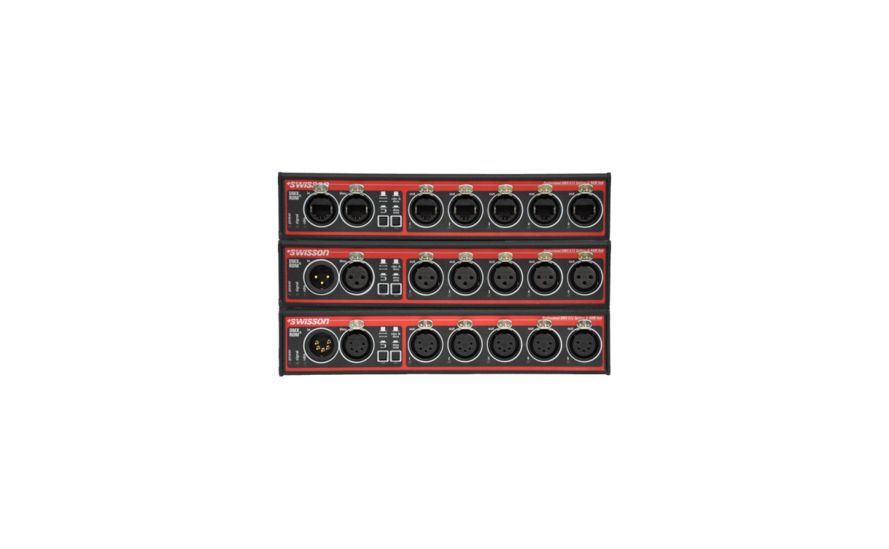 Swisson DMX & RDM Splitter (XSR serija)