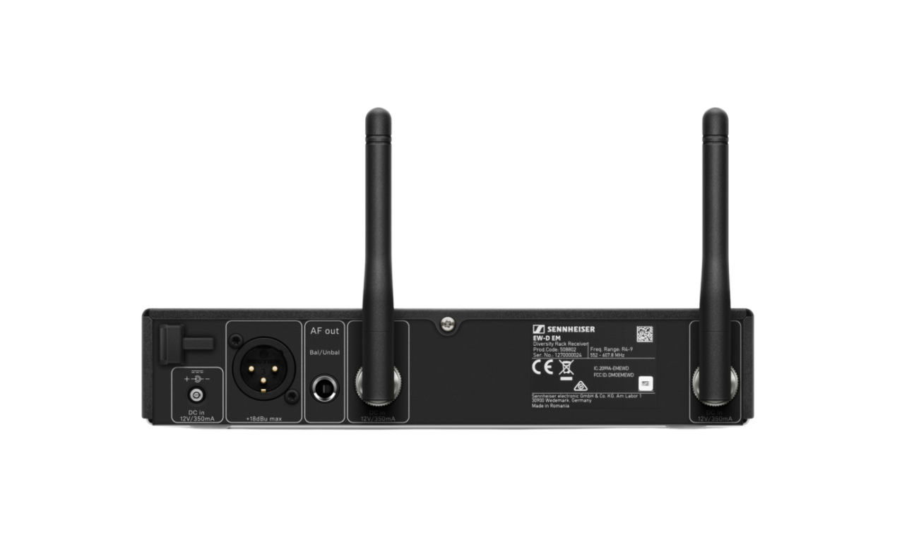 Sennheiser EW-D EM (U1/5) – Digitalni UHF prijemnik za Evolution Wireless Digital sustave