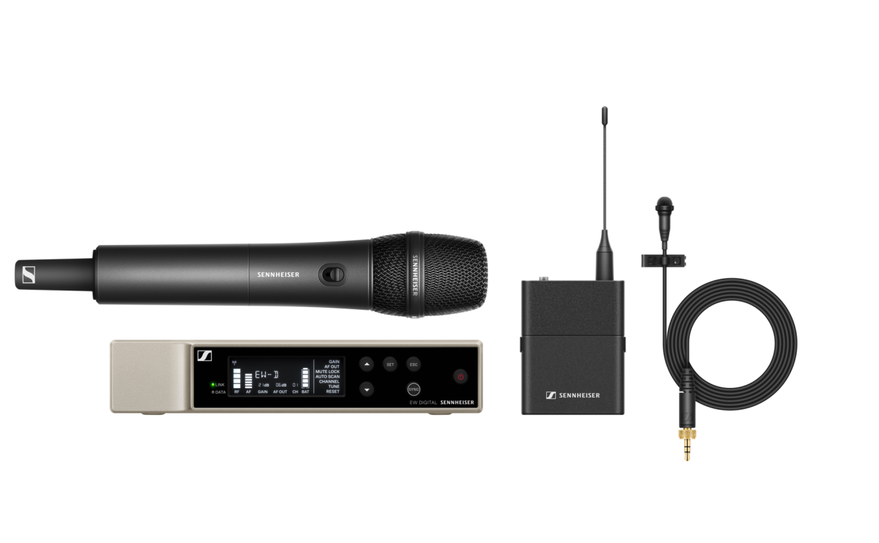Sennheiser EW-D ME2/835-S Set (U1/5) – Digital bežični kombinirani mikrofon sustav (lav + handheld)