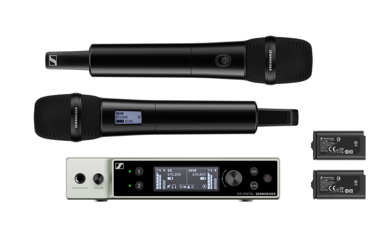 SENNHEISER EW-DX 835-S Set (U1/5) – Digitalni bežični dual handheld mikrofonski sistem
