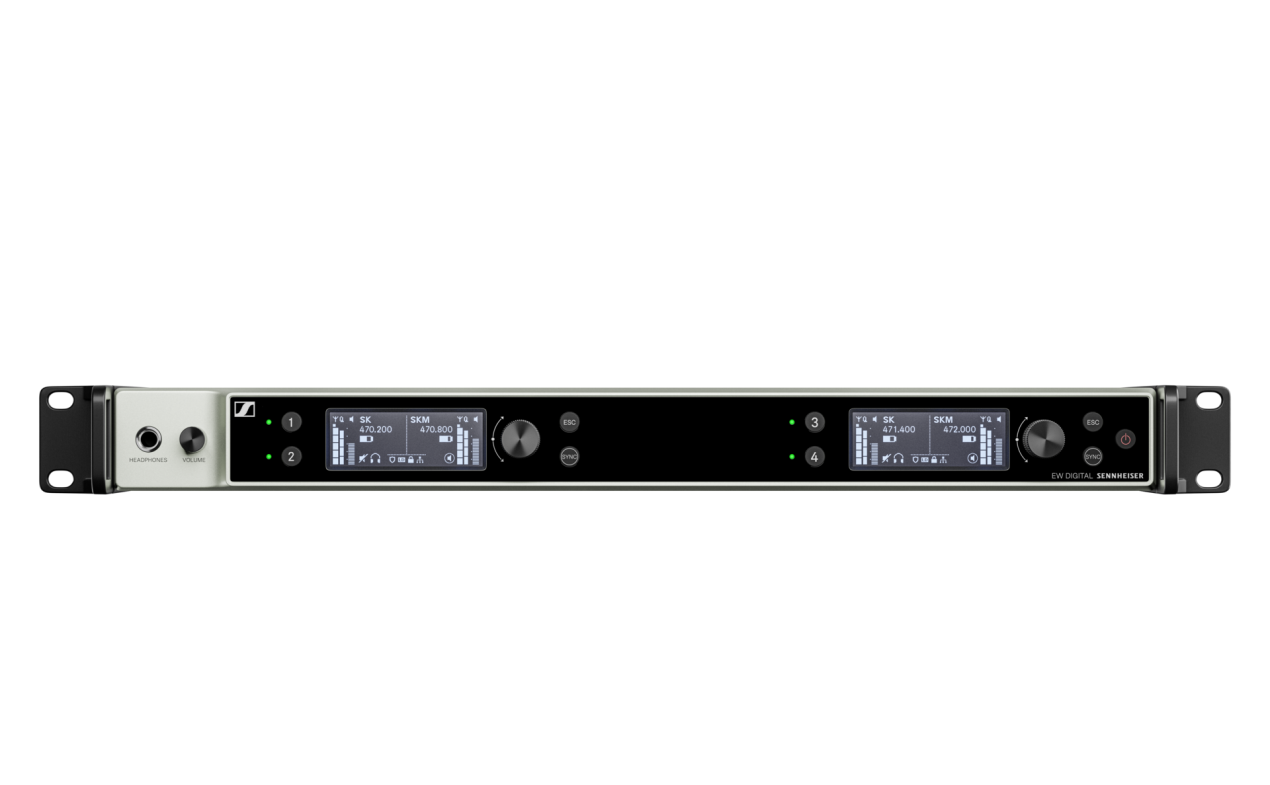 SENNHEISER EW-DX EM 4 DANTE (U1/5) – 4-kanalni digitalni rack bežični prijemnik s Dante mrežom