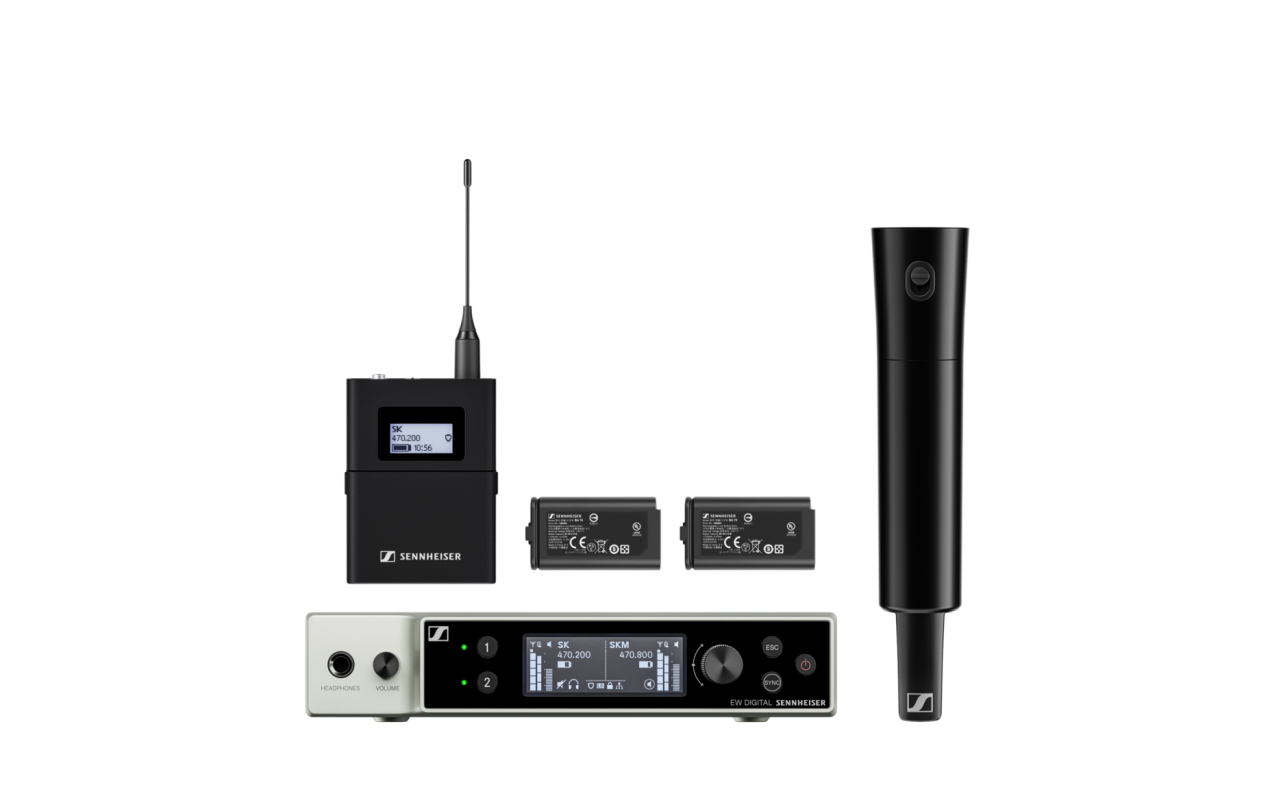 SENNHEISER EW-DX SK-SKM-S BASE SET (U1/5) – digitalni bežični combo sustav (bodypack + handheld)