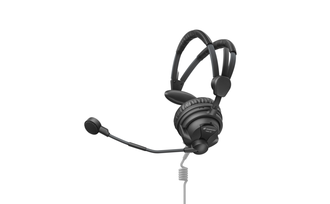 SENNHEISER HMD 26 S – profesionalne jednostrane broadcast slušalice s mikrofonom za TV i radio produkciju