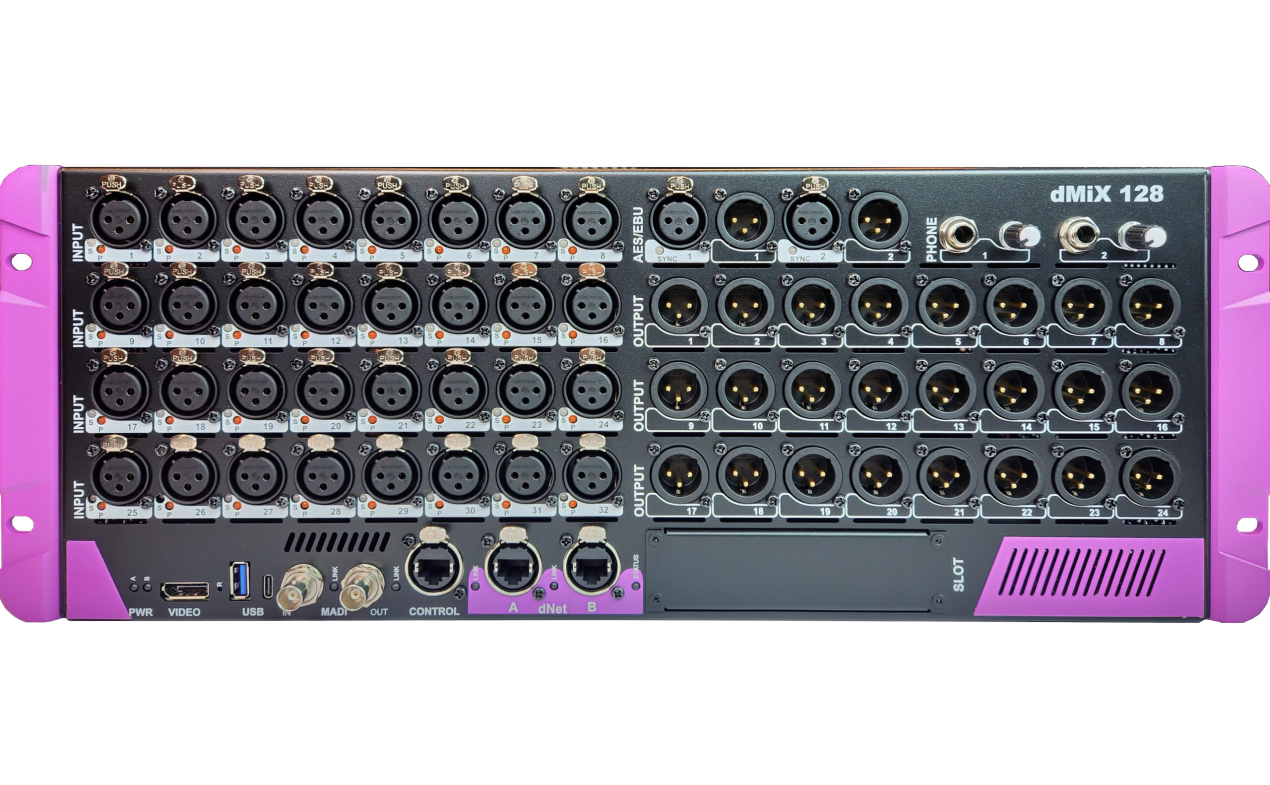Violet Audio dMix 128 – profesionalni 128-kanalni mrežni digitalni audio matrix