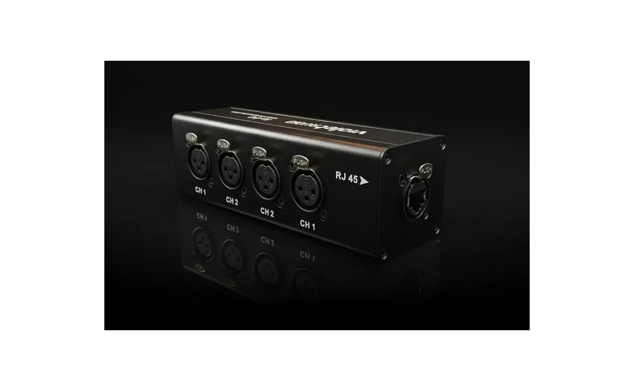 Violet Audio IO44 – 4-kanalni pasivni XLR / Ethercon audio adapter