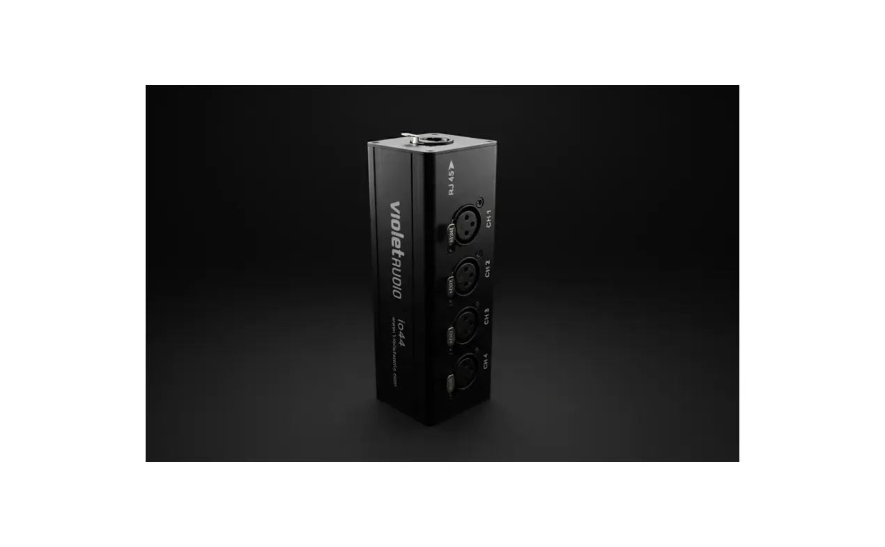 Violet Audio IO44 – 4-kanalni pasivni XLR / Ethercon audio adapter